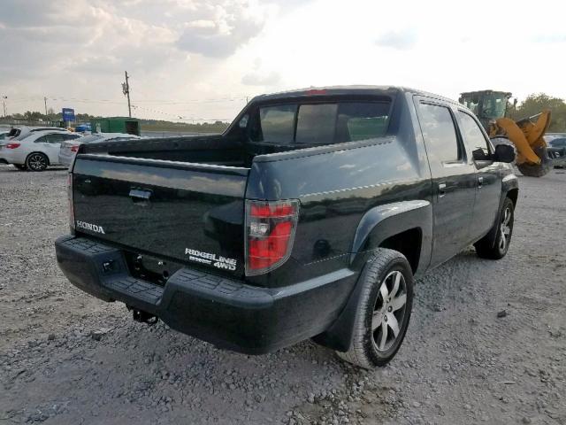 5FPYK1F66EB011888 - 2014 HONDA RIDGELINE BLACK photo 4