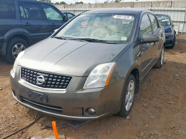 3N1AB61E99L646894 - 2009 NISSAN SENTRA 2.0 BROWN photo 2