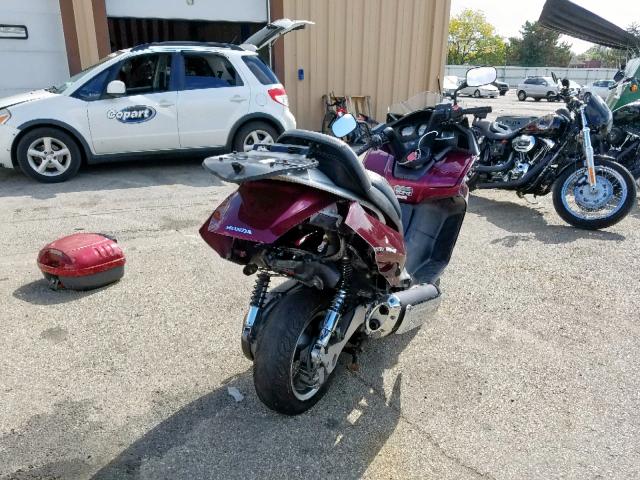 JH2PF01102K002026 - 2002 HONDA FSC600 MAROON photo 4