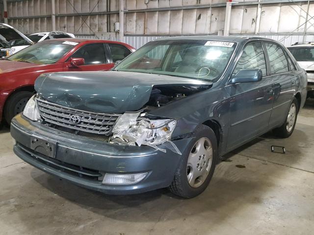 4T1BF28B54U372548 - 2004 TOYOTA AVALON XL GREEN photo 2