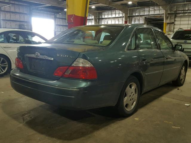 4T1BF28B54U372548 - 2004 TOYOTA AVALON XL GREEN photo 4