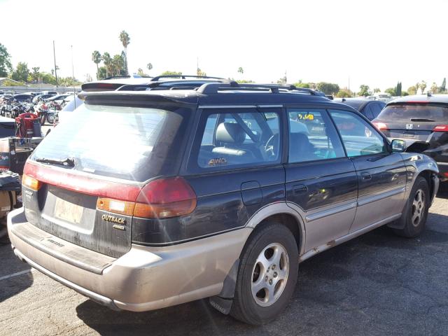 4S3BG6855X6601953 - 1999 SUBARU LEGACY OUT TWO TONE photo 4