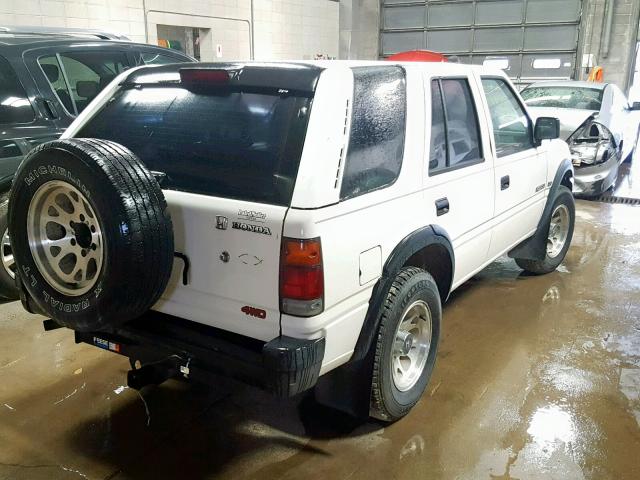 4S6CY58V9S4417294 - 1995 HONDA PASSPORT E WHITE photo 4