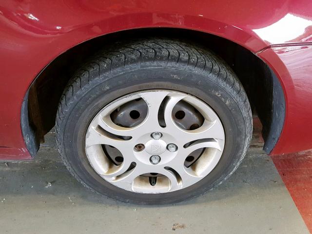 1G8AJ52F84Z121998 - 2004 SATURN ION LEVEL MAROON photo 9