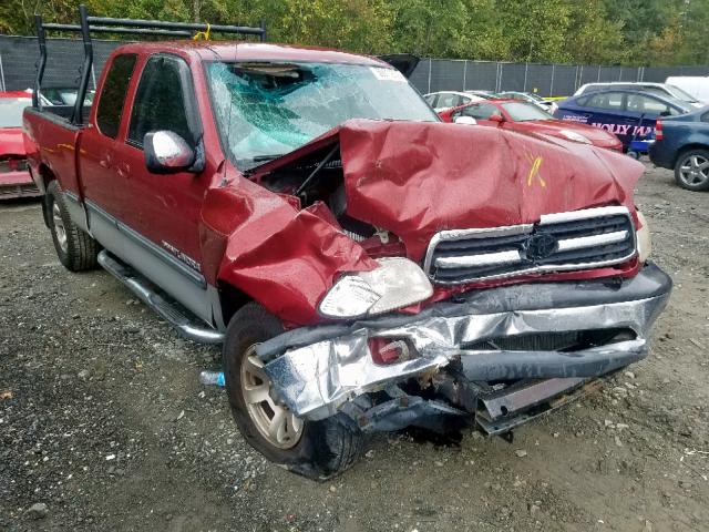 5TBRT3416YS107882 - 2000 TOYOTA TUNDRA ACC RED photo 1