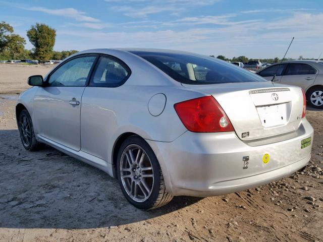 JTKDE177770193844 - 2007 TOYOTA SCION TC Gümüş foto 3