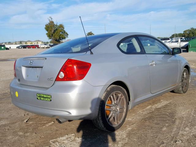 JTKDE177770193844 - 2007 TOYOTA SCION TC Gümüş foto 4