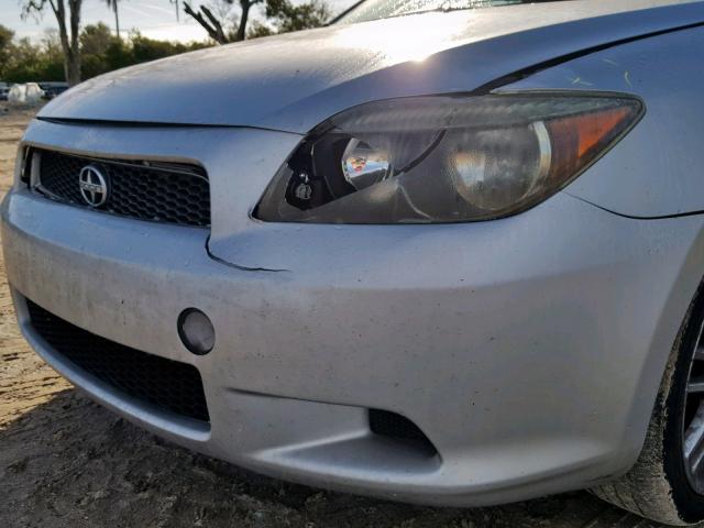 JTKDE177770193844 - 2007 TOYOTA SCION TC Gümüş foto 9