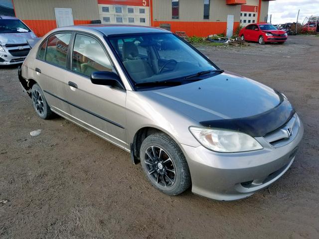 2HGES16344H928288 - 2004 HONDA CIVIC DX V TAN photo 1