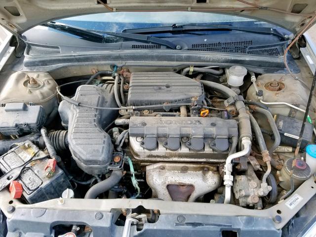 2HGES16344H928288 - 2004 HONDA CIVIC DX V TAN photo 7