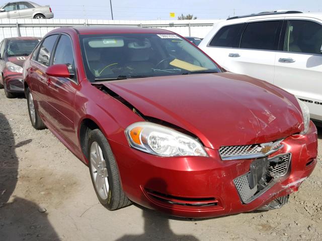 2G1WB5E31E1112735 - 2014 CHEVROLET IMPALA LIM RED photo 1