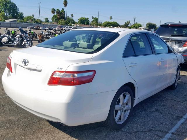 4T4BE46K39R105150 - 2009 TOYOTA CAMRY BASE WHITE photo 4