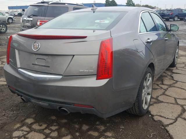 1G6AH5RX5E0164378 - 2014 CADILLAC ATS LUXURY BROWN photo 4