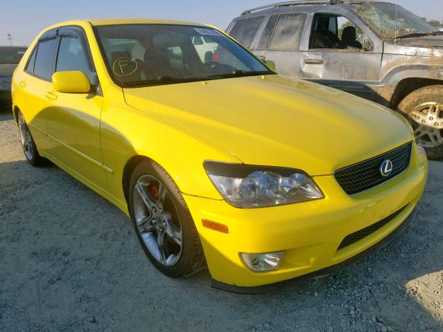 JTHBD192920041719 - 2002 LEXUS IS 300 YELLOW photo 1