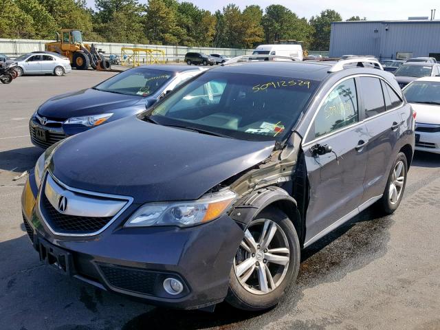 5J8TB4H54DL001589 - 2013 ACURA RDX TECHNO BLACK photo 2