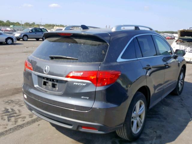 5J8TB4H54DL001589 - 2013 ACURA RDX TECHNO BLACK photo 4