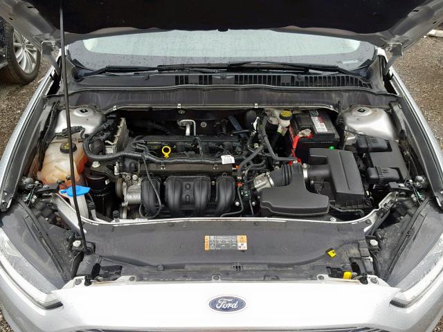 1FA6P0H74E5354353 - 2014 FORD FUSION SE SILVER photo 7