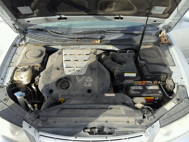 KMHFC46F27A190498 - 2007 HYUNDAI AZERA SE SILVER photo 7