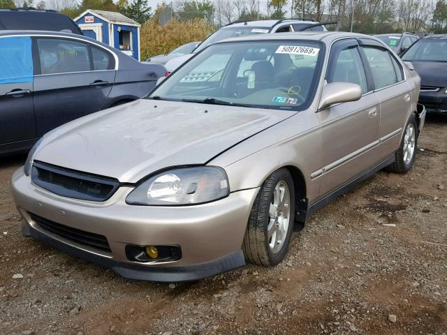1HGEJ864XYL041372 - 2000 HONDA CIVIC EX 米色 照片 2