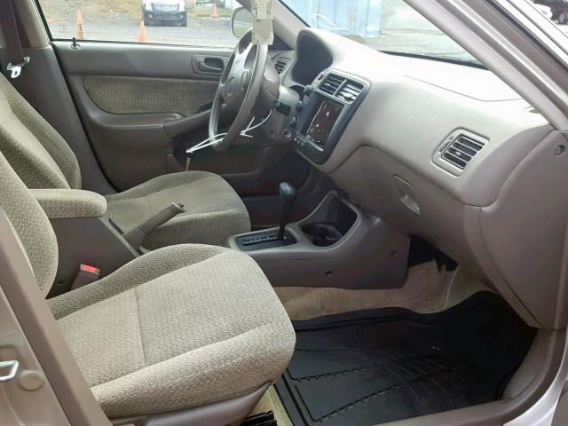 1HGEJ864XYL041372 - 2000 HONDA CIVIC EX 米色 照片 5