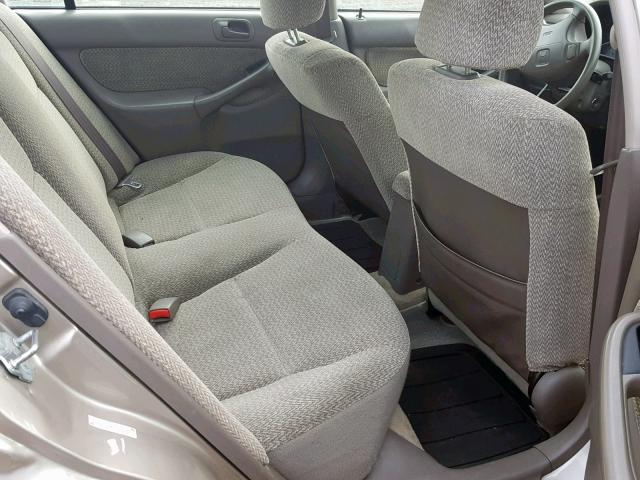 1HGEJ864XYL041372 - 2000 HONDA CIVIC EX 米色 照片 6