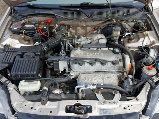 1HGEJ864XYL041372 - 2000 HONDA CIVIC EX 米色 照片 7