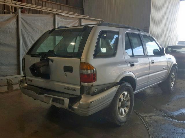 4S6DM58W2Y4410026 - 2000 HONDA PASSPORT E GRAY photo 4