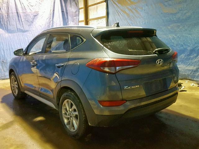 KM8J33A46JU665411 - 2018 HYUNDAI TUCSON SEL GRAY photo 3