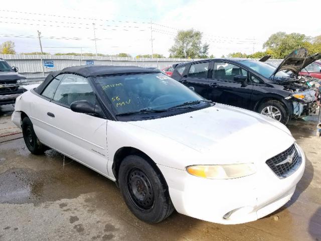 3C3EL45H0XT562419 - 1999 CHRYSLER SEBRING JX WHITE photo 1