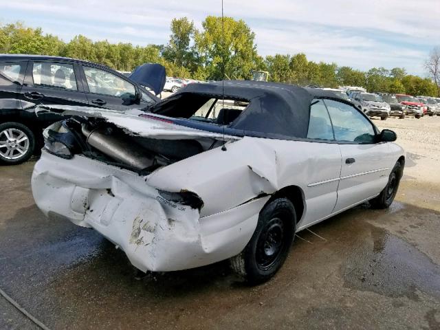 3C3EL45H0XT562419 - 1999 CHRYSLER SEBRING JX WHITE photo 4