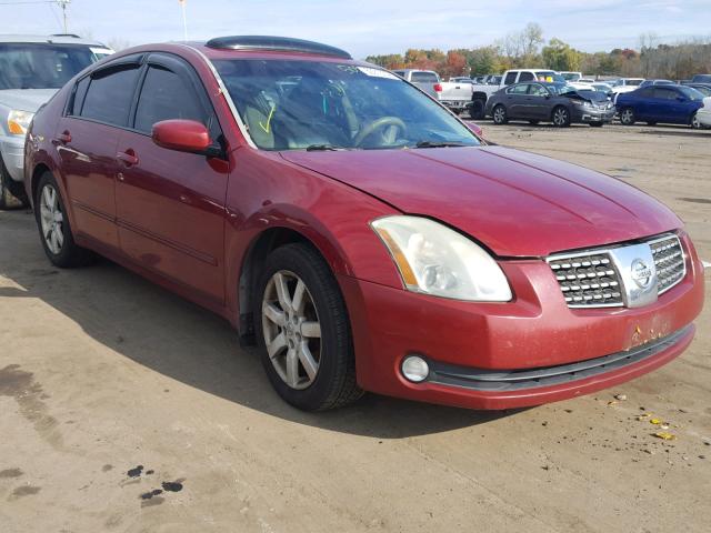 1N4BA41EX6C817979 - 2006 NISSAN MAXIMA SE RED photo 1