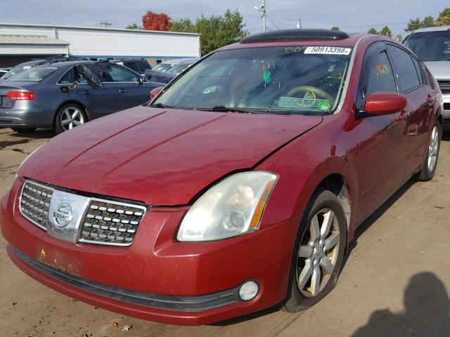 1N4BA41EX6C817979 - 2006 NISSAN MAXIMA SE RED photo 2