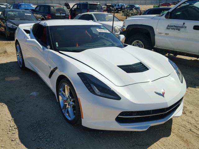 1G1YK2D70G5120614 - 2016 CHEVROLET CORVETTE S WHITE photo 1