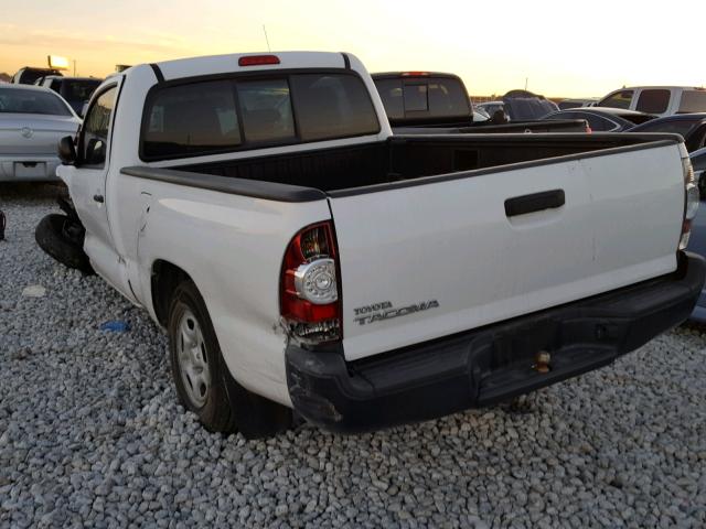 5TFNX4CN2BX004514 - 2011 TOYOTA TACOMA WHITE photo 3