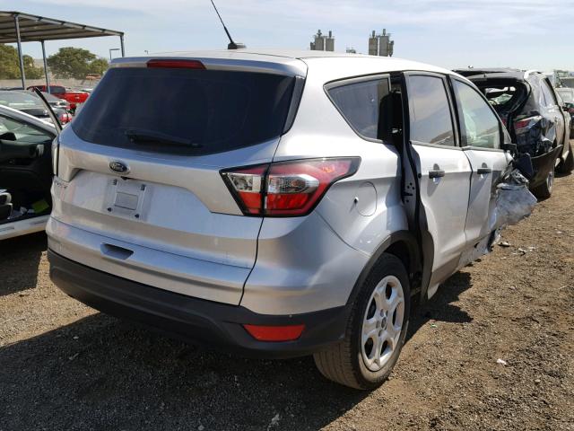 1FMCU0F74HUC11241 - 2017 FORD ESCAPE S SILVER photo 4