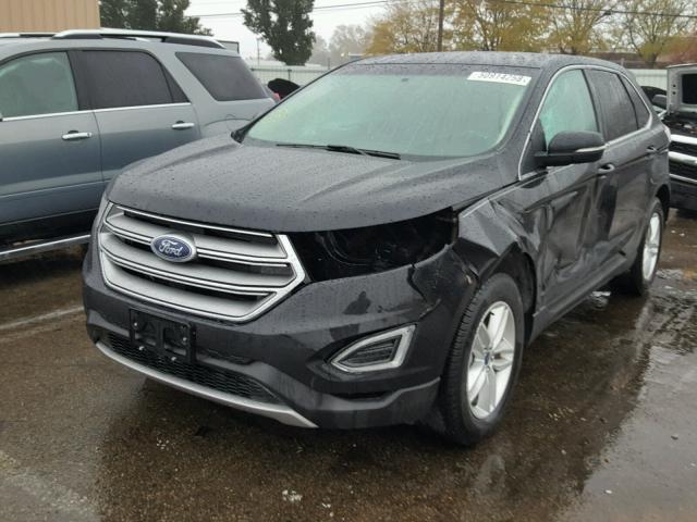 2FMPK3J9XGBC41785 - 2016 FORD EDGE SEL BLACK photo 2