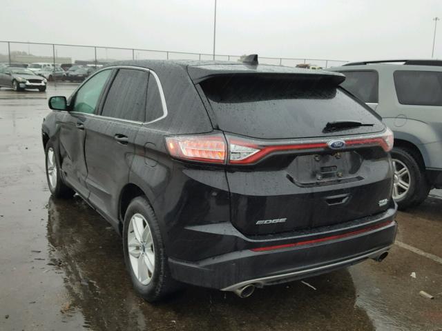 2FMPK3J9XGBC41785 - 2016 FORD EDGE SEL BLACK photo 3