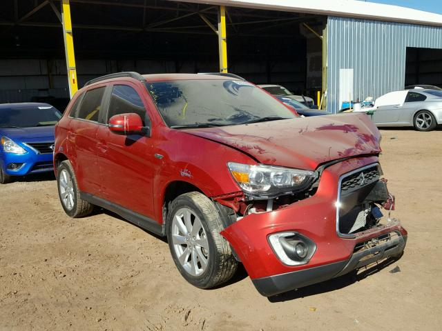 4A4AP4AW4FE050141 - 2015 MITSUBISHI OUTLANDER RED photo 1