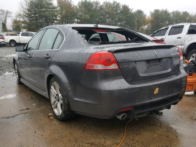 6G2ER57759L196015 - 2009 PONTIAC G8 GRAY photo 3