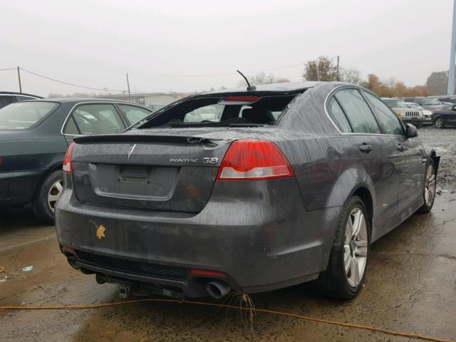 6G2ER57759L196015 - 2009 PONTIAC G8 GRAY photo 4