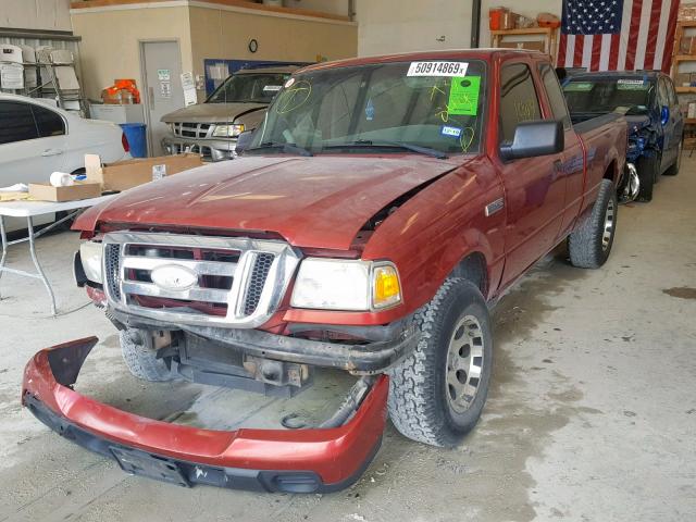 1FTYR14D98PA31844 - 2008 FORD RANGER SUP RED photo 2