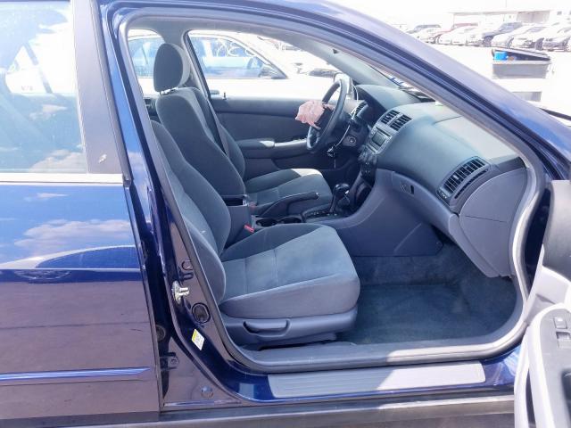 1HGCM56457A001403 - 2007 HONDA ACCORD LX BLUE photo 5