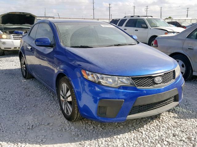 KNAFU6A26D5669767 - 2013 KIA FORTE EX BLUE photo 1