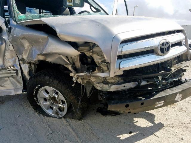 5TBET34196S509925 - 2006 TOYOTA TUNDRA DOU SILVER photo 9