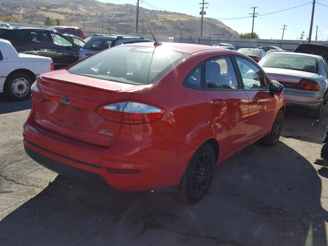 3FADP4BJ4FM213491 - 2015 FORD FIESTA SE RED photo 4