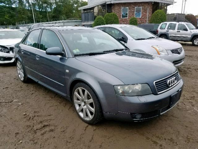 WAUJT68E64A261614 - 2004 AUDI A4 3.0 GRAY photo 1