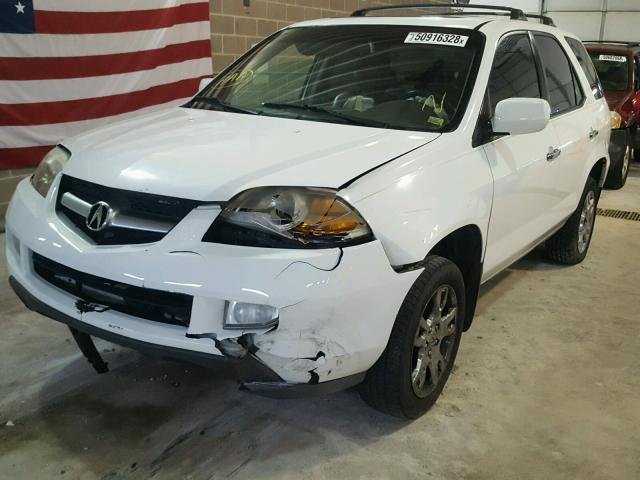 2HNYD18895H526518 - 2005 ACURA MDX TOURIN WHITE photo 2