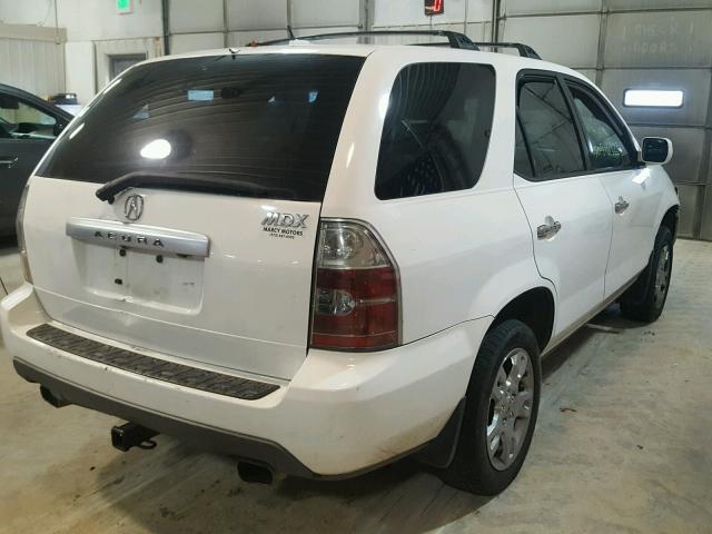 2HNYD18895H526518 - 2005 ACURA MDX TOURIN WHITE photo 4