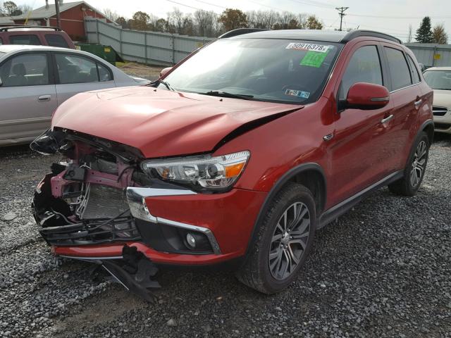 JA4AR4AWXGZ042826 - 2016 MITSUBISHI OUTLANDER RED photo 2