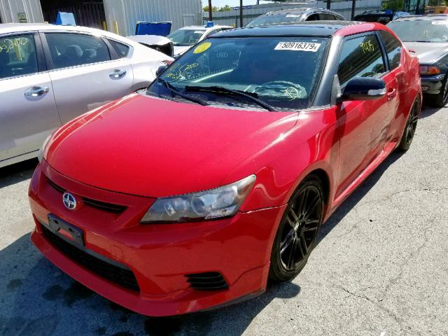 JTKJF5C7XD3049843 - 2013 TOYOTA SCION TC წითელი ფოტო 2
